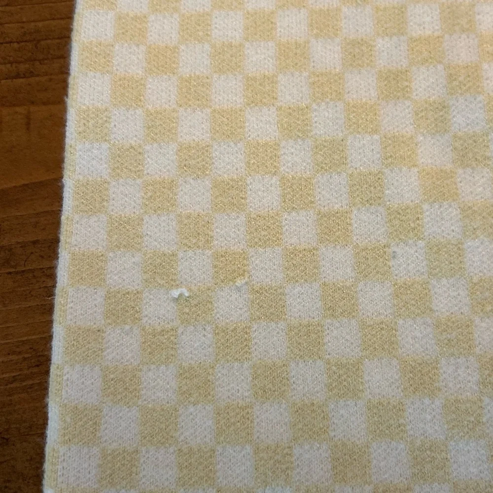 Rylee + Cru Checker Set in Yellow. Bottoms size XS and Top size S - Picture 7 of 13